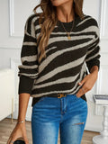 Benedetta | Comfortabele Trui met Zebraprint