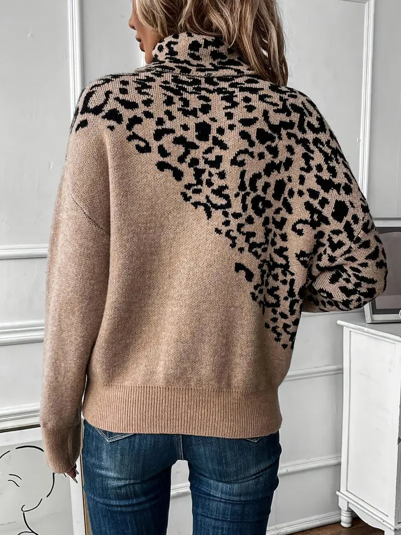 Noemi | Comfortabele Colrui met Luipaardprint