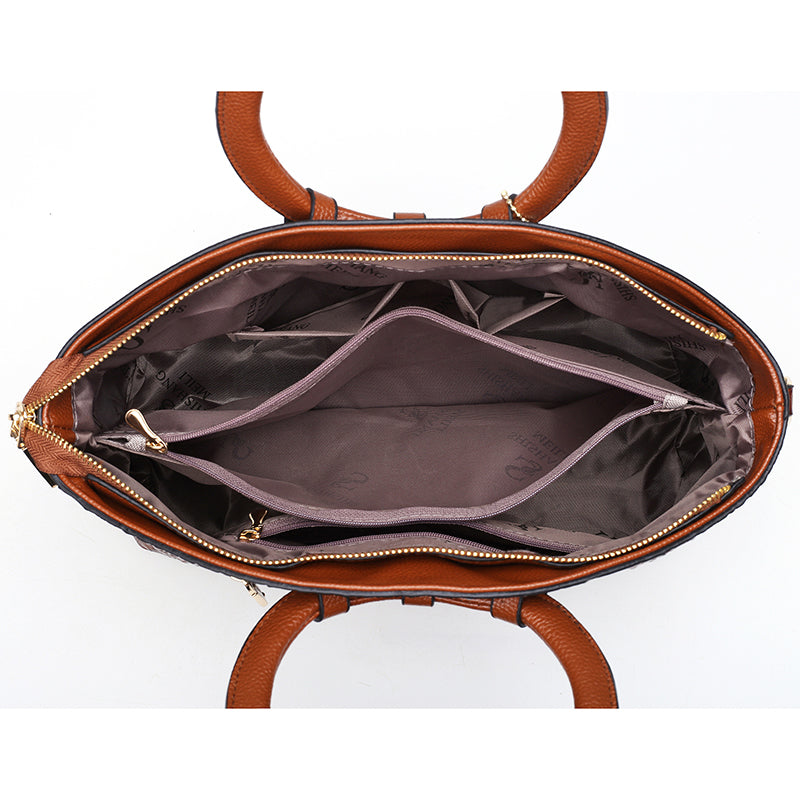 Vesper™ Luxe Handtas met Krokodillenpatroon
