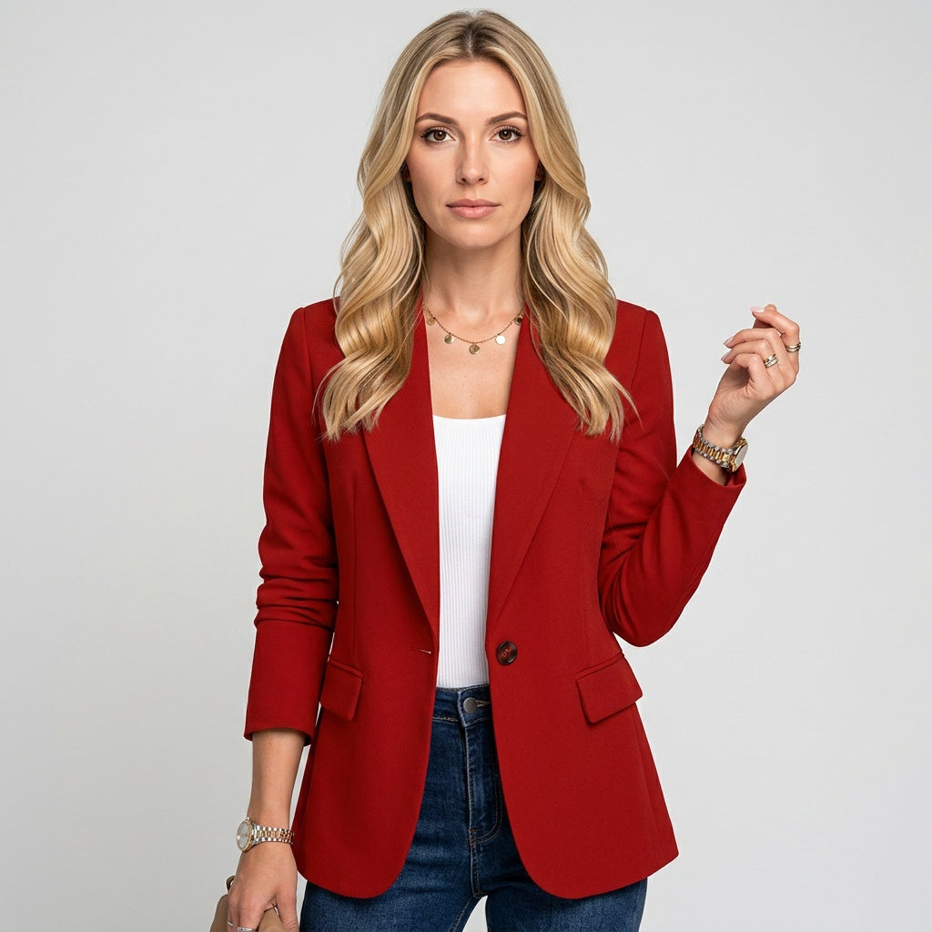 Elegante Blazer met Moderne Pasvorm voor Stijlvolle Look
