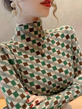 Capri | Trendy Coltrui met Geometrisch Motief