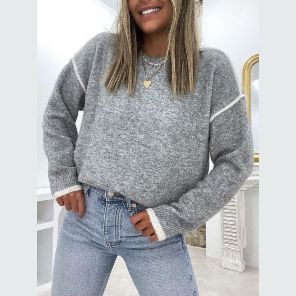 Clarisse | Zachte Trui met Oversized Pasvorm