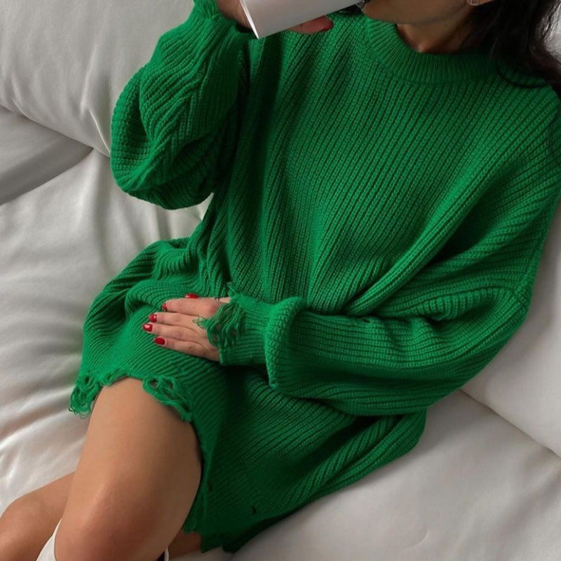 Brienne | Oversized Trui Jurk