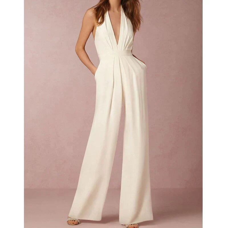 Elora | Elegante Jumpsuit met Diepe V-kraag