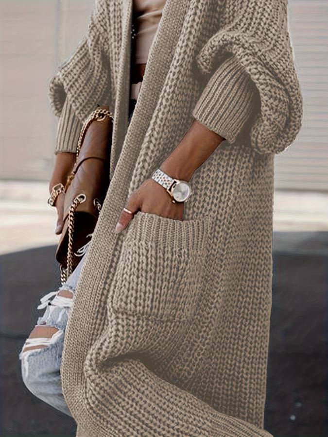 Vivienne | Trendy Gebreid Lang Vest