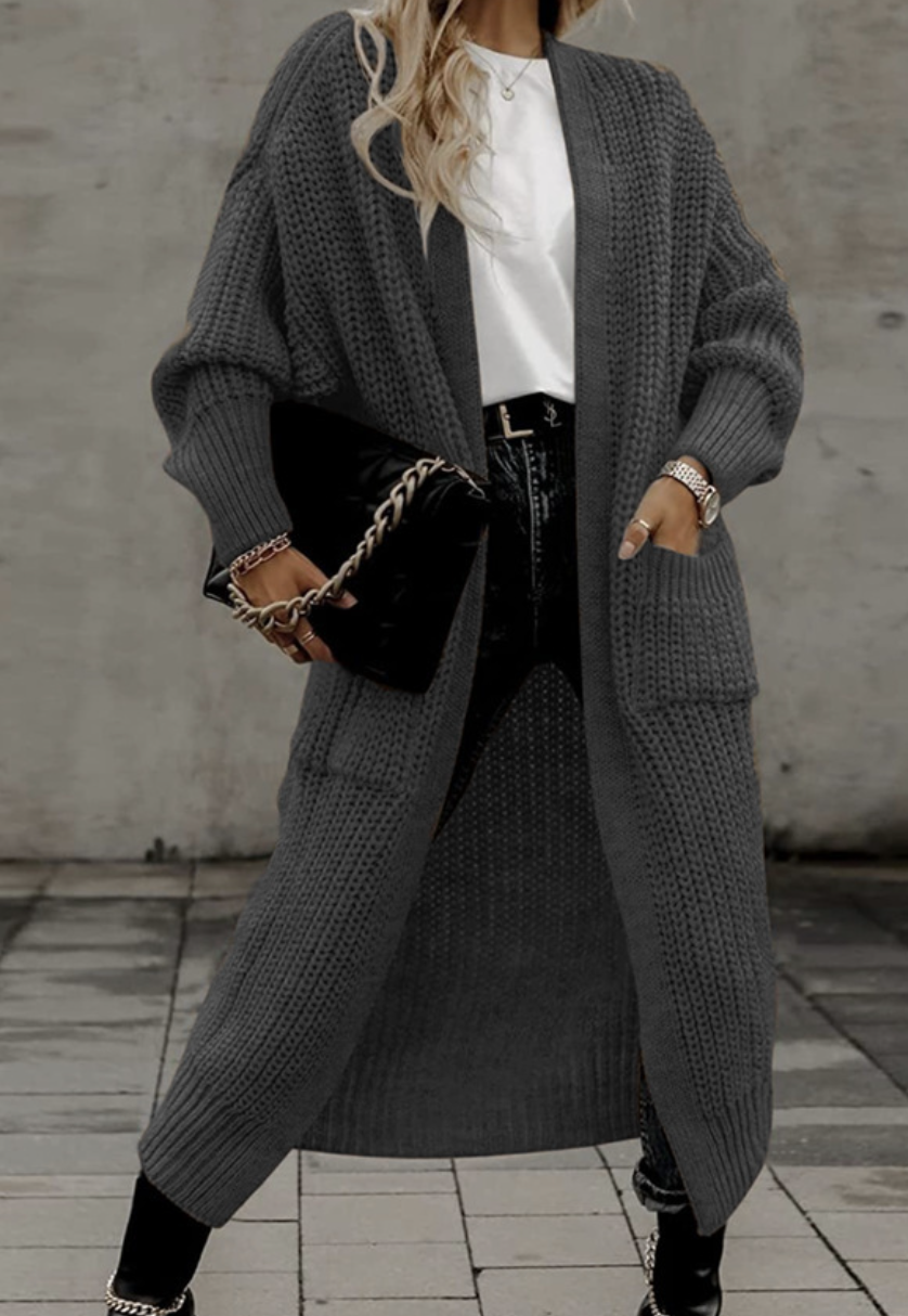Vivienne | Trendy Gebreid Lang Vest