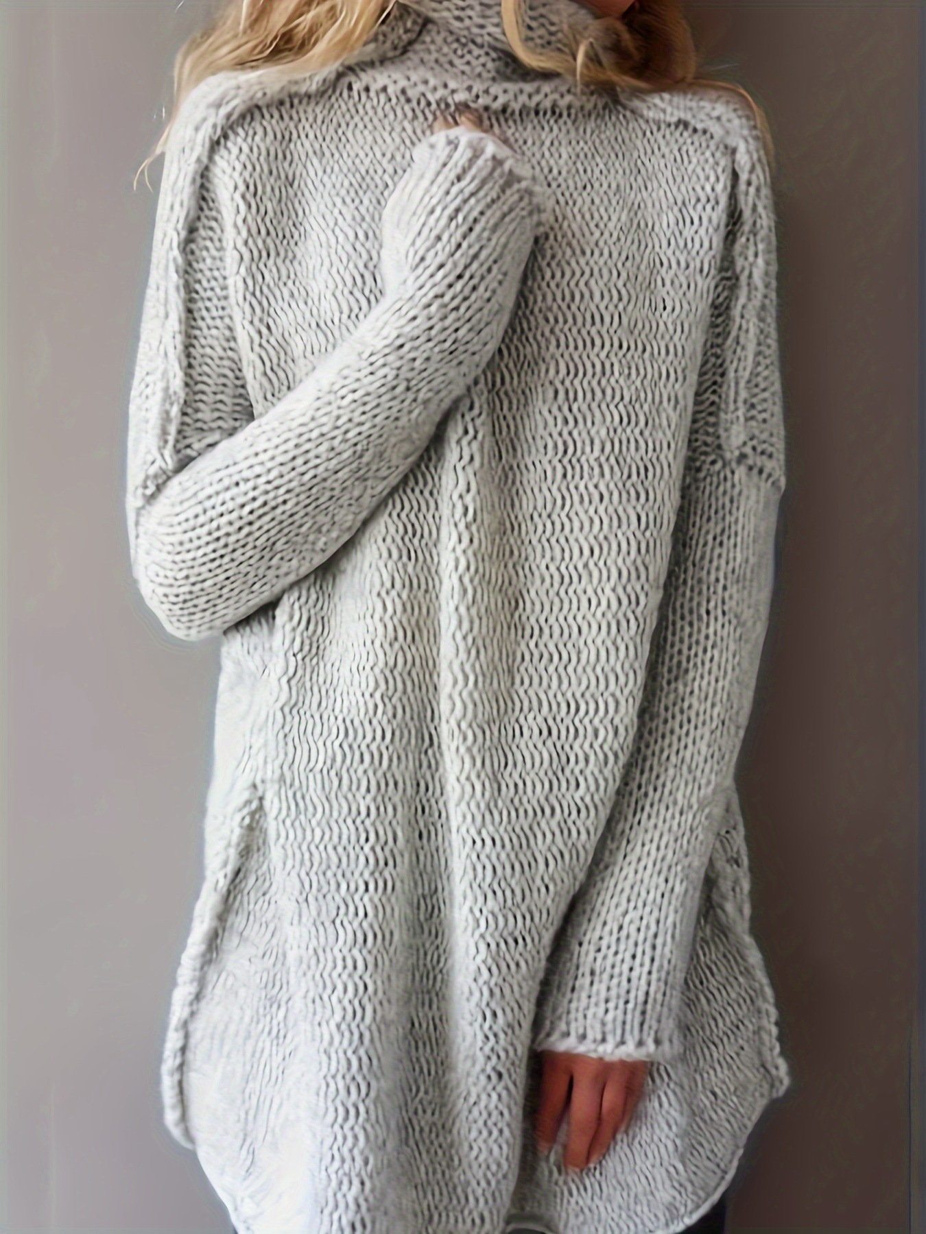 Reyna | Gebreide oversized coltrui
