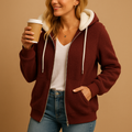 Felicia | Knus fleece vest met capuchon voor dames