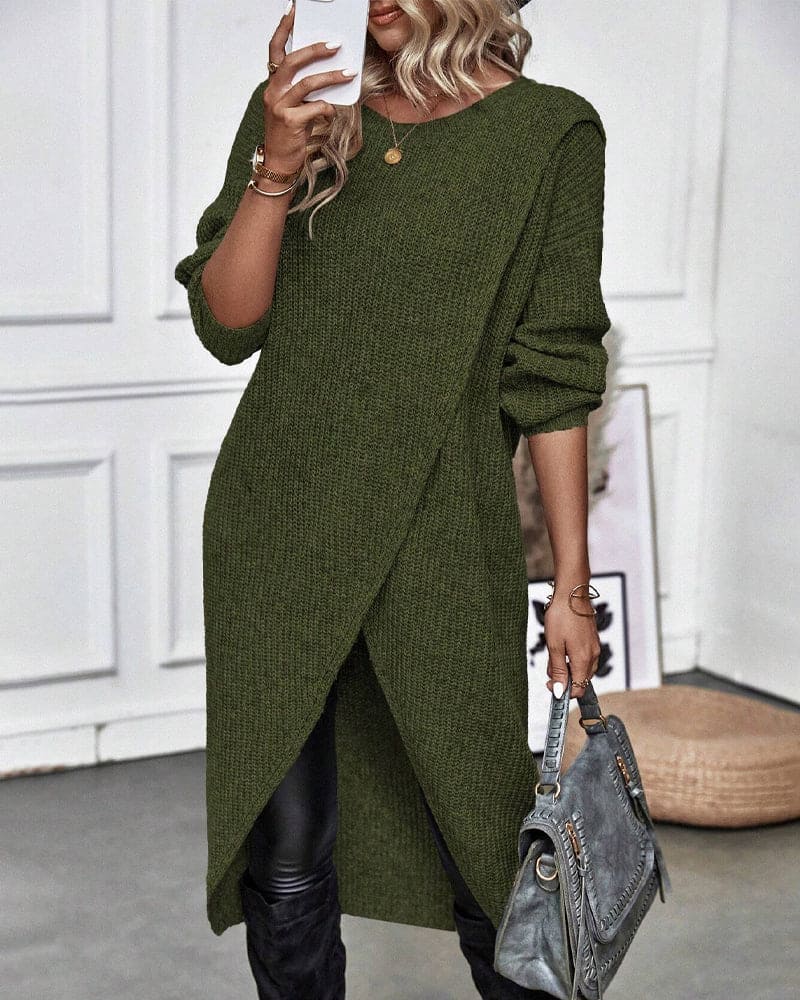 Masego | Gebreide sweater jurk