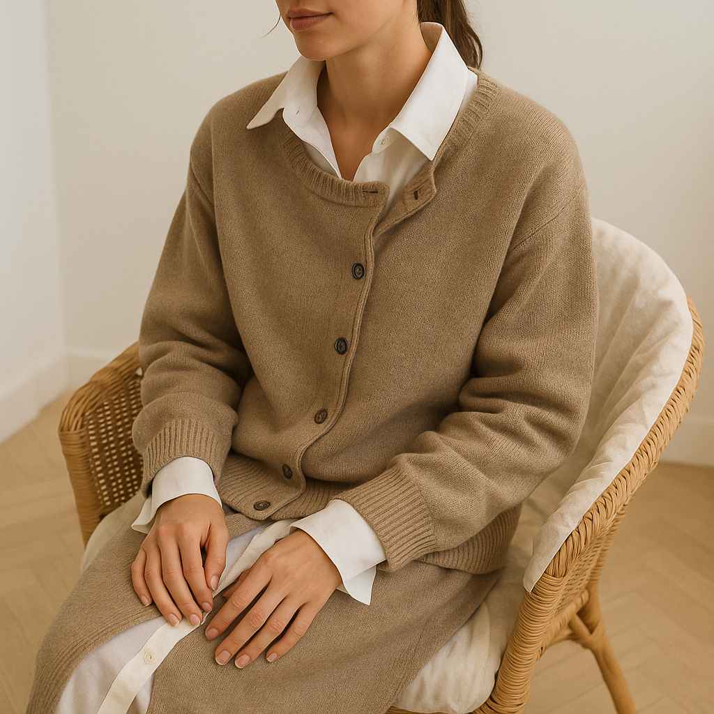 Norah | Comfortabel Ovesized Knoopvest