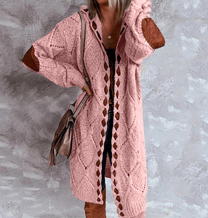 Nicole | Comfy lang vest met capuchon
